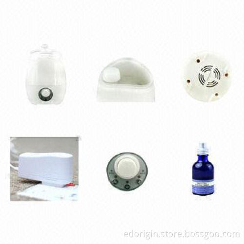 Ultrasonic aroma diffuser 7 color flash LED light/timer set with CE/RoHS marks